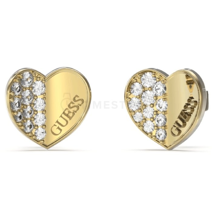 Guess Finom aranyozott fülbevaló Lovely Guess JUBE03038JWYGT/U