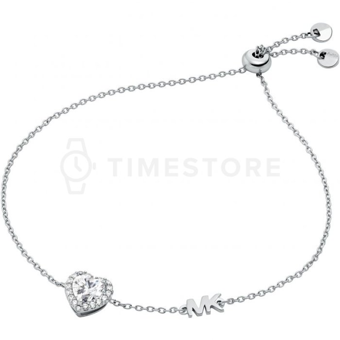 Michael Kors Bájos ezüst karkötő szívvel Premium MKC1518AN040