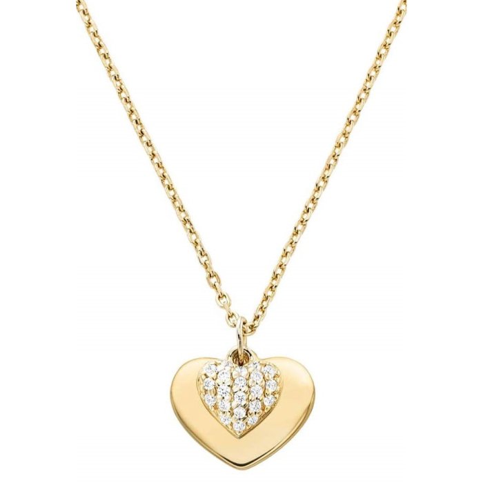 Michael Kors Aranyozott ezüst nyaklánc szívvel MKC1120AN710