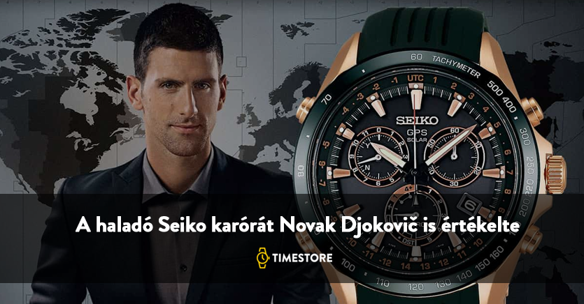 A haladó Seiko karórát Novak Djokovič is értékelte